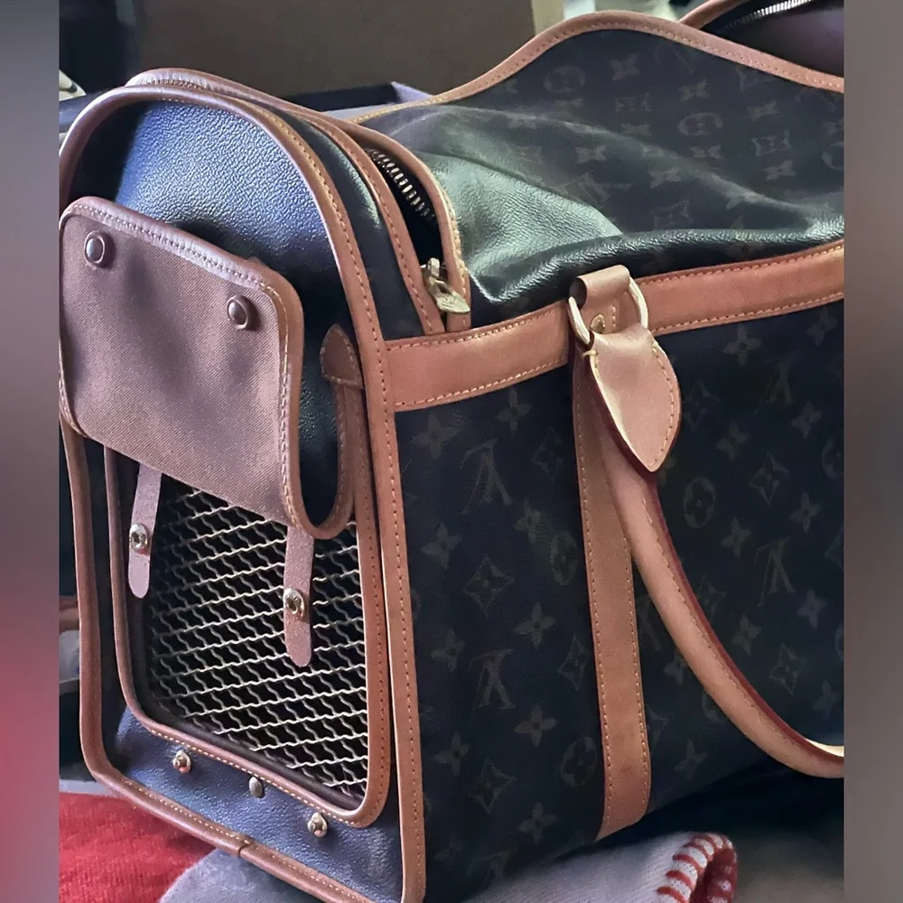 Louis Vuitton Monogram Sac Chien 40 Pet Carrier